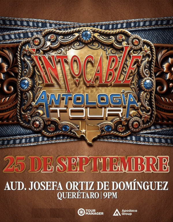 Intocable- Auditorio Josefa Ortiz - 25 Septiembre - Queretaro